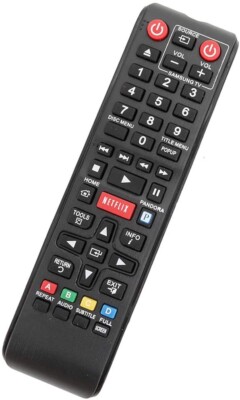 Replace Remote for Samsung Blu-ray DVD Player BD-F6700/ZA BD-JM63C BD-F6700