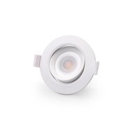 Led Einbaustrahler Schwenkbar 3000K 5W Ø85Mm 40° Weiß Deckeneinbaustrahler