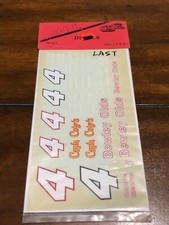 JNJ 86-113 1/24 4 Bewley's Olds Cap'n Coty's Stock Car Waterslide Decals NEW NOS