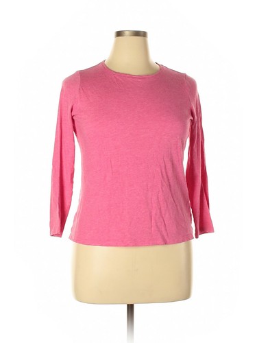 Talbots Rosa Talla X Petite Mujer Top 36' Pecho 23 Largo 20 Manga Algodón Rayón - Imagen 4 de 6