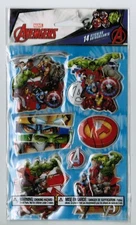NEW PACK Marvel Avengers Dimensional PUFFY Stickers! 2 Sheets