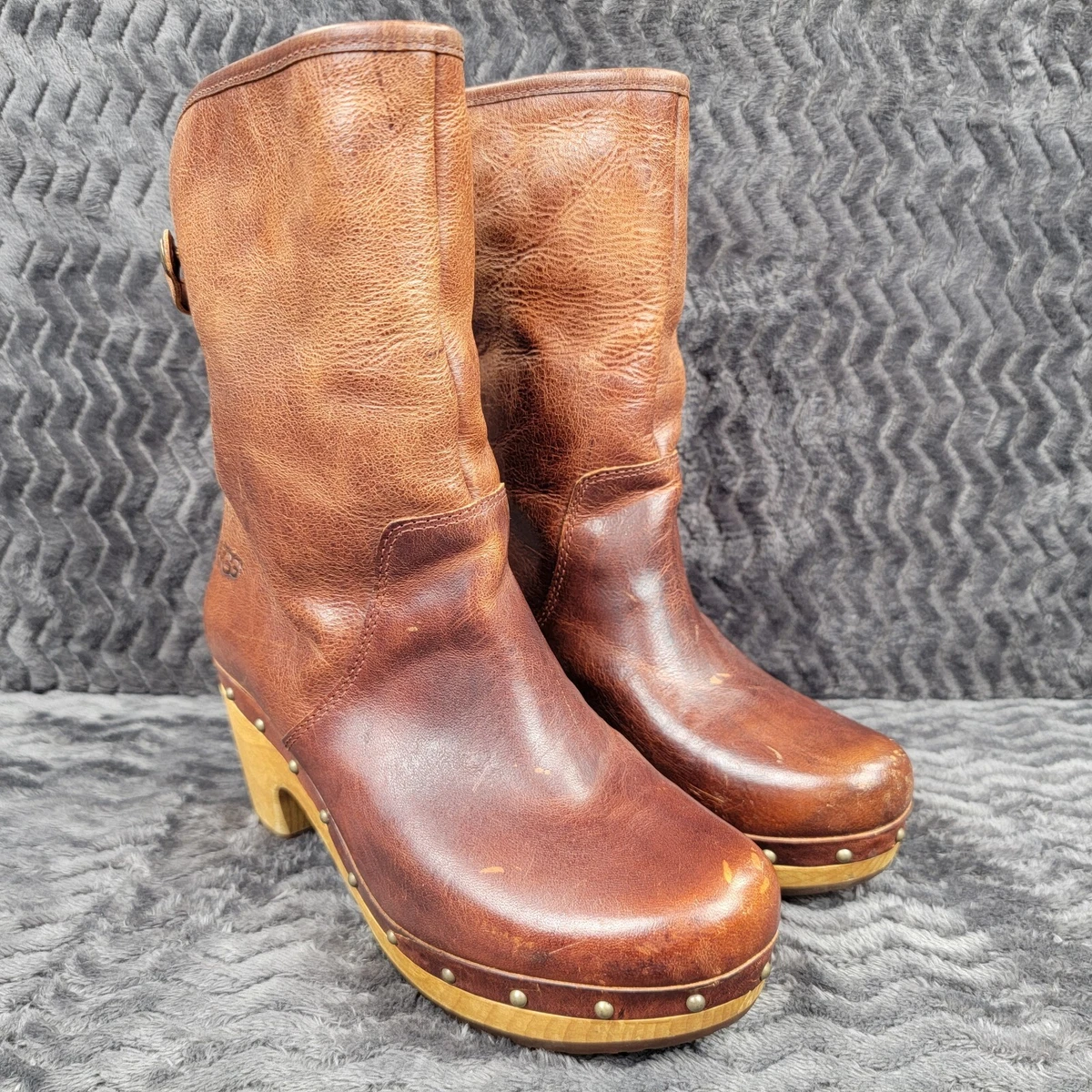 Ugg lynnea clog leather ankle sale boot