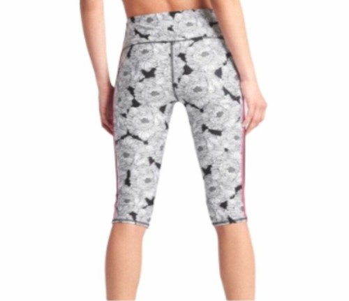 Gap Fit Eclipse High Rise Floral Capri 