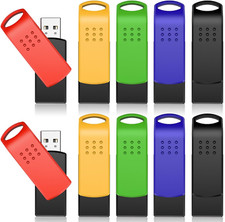 5/10 Pack USB 2.0 Flash Drive 16GB 32GB 64GB 128GB Memory Stick Pen Drives LOT