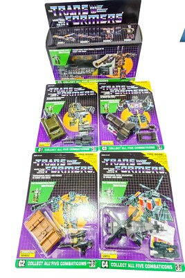 New Arrival Transformers G1 Carded Set Bruticus reissue mint Metal Version MISB 