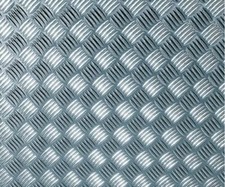 2MX67CM SILVER CHECKER PLATE CRISS CROSS SELF ADHESIVE VINYL STICKY BACK PLASTIC