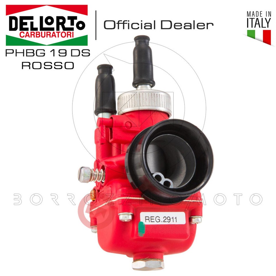 Carburador Dellorto PHBG 19 DS Racing De 19 Mm - Nuevo Y Genuino, Ideal Para Motos De Competición O Tuning