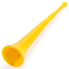 Yellow 26In Plastic Vuvuzela Stadium Horn, Collapses To 14In Mnsm-004