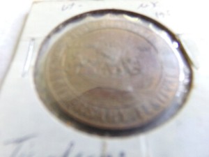 OLDER LARGE TOKEN TICONDEROGE, NEW YORK 1959 GF 50 CENTS UNTIL OCT 15 1959