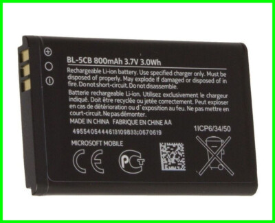 Akku für Nokia BL-5CB Ersatz Batterie für 105 100 150 101 103 109 111 113 1000
