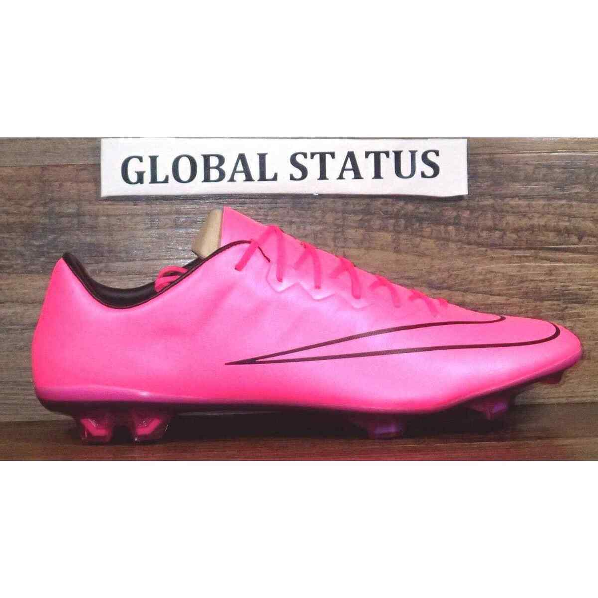 NIKE MERCURIAL VAPOR X 10 FG HYPER PINK BLACK SOCCER CLEATS NIKE MERCURIAL VAPOR X 10 FG HYPER PINK BLACK SOCCER CLEATS