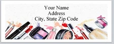 Personalized Address labels Makeup Lipstick Cosmetics (bx 92)