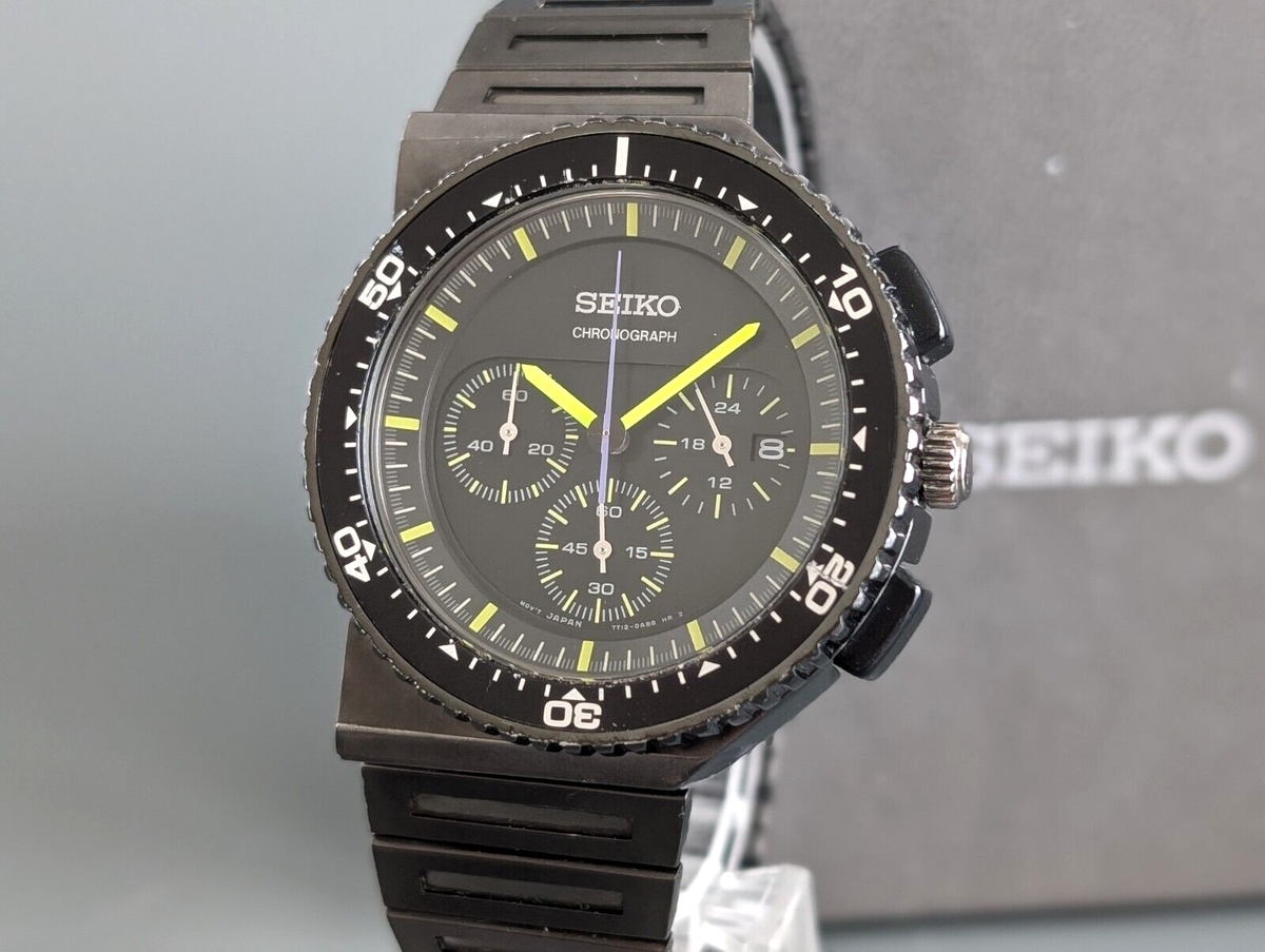 Seiko Giugiaro 7T12-0AV0 Men's Watch Chronograph Quartz Seiko Giugiaro 7T12-0AV0 Men's Watch Chronograph Quartz
