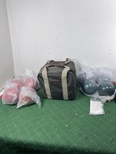 Brookstone Bocce Ball Set w/ Carrying Case & Instructions.