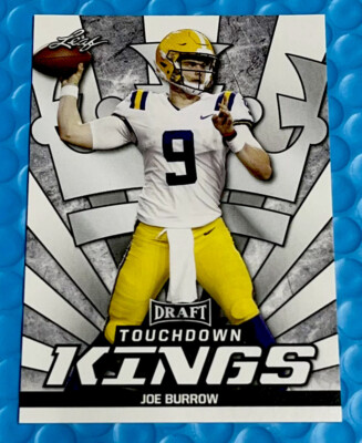 JOE BURROW ROOKIE CARD TRUE RC ROOKIE 2020 PANINI  BENGALS Jersey #9
