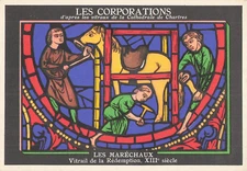 CP STAINED GLASS CATHEDRAL CHARTRES CORPORATIONS: LES MARECHAUX - 54968