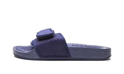 NEW Adidas Pharrell Williams Navy Chancletas HU Slides  display picture 2