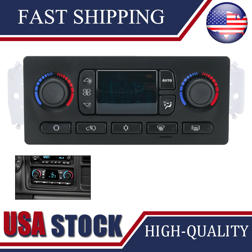 AC Heater Climate Control Panel For Chevy GMC C1500-C3500 K1500-K3500 Truck