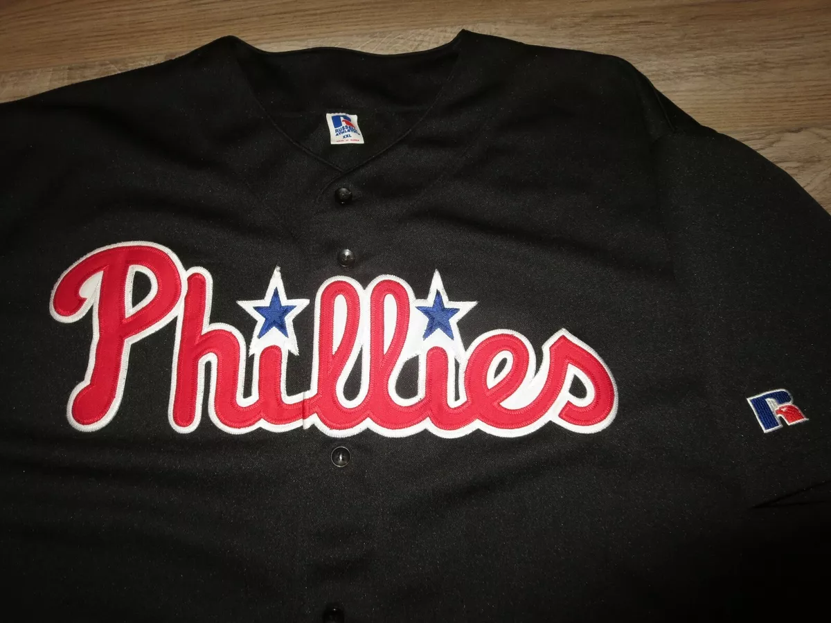 PHILADELPHIA PHILLIES RUSSELL BASEBALL JERSEY '96 ALL STAR GAME PATCH XXL  17/196