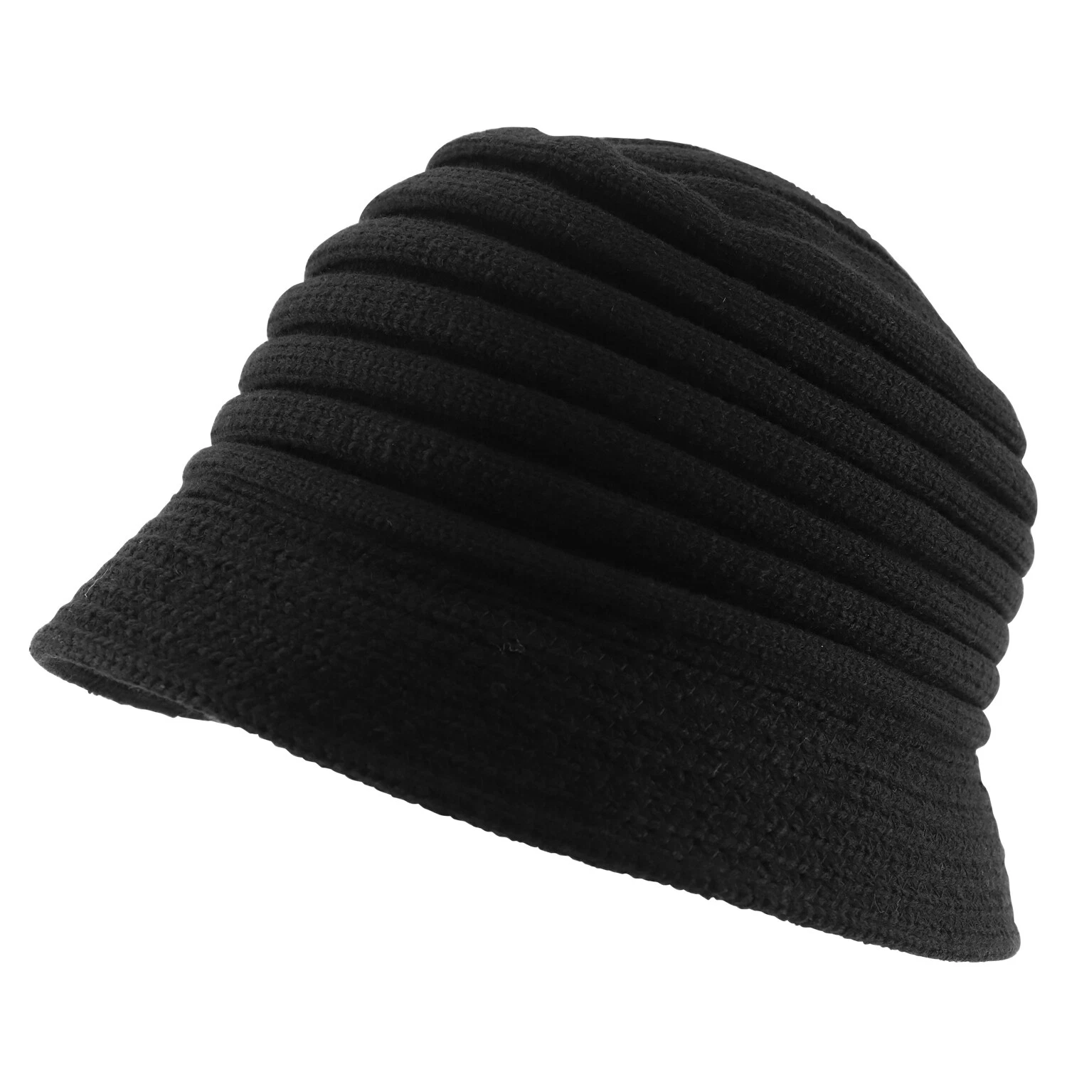 Slinky Knit Winter Bucket Hat - FREE SHIPPING
