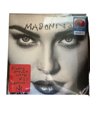 Finally Enough Love by Madonna ( Red Vinyl 2022 Rhino) - Walmart Exclusive New