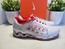 Nike Reax 8 TR White Chile Red White Men s 11.5 Training Shoes 621716-103 NEW