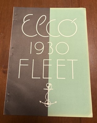 1930 ELCO BOATS COLOR ADVERTISEMENT, Boating, Speedboats, Cruisers