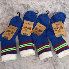 Northeast outfitters cozy cabin blue sock lot. Youth size10k-4