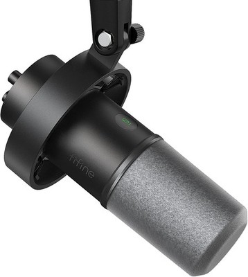 Mikrofon XLR/USB Dynamisch Cardioid Schwarz für Podcast Musik Gaming mit Mute
