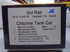 3rd Rail O Scale Schenectady Chemicals Inc #283 Chlorine Tank Car NIB — photo 2