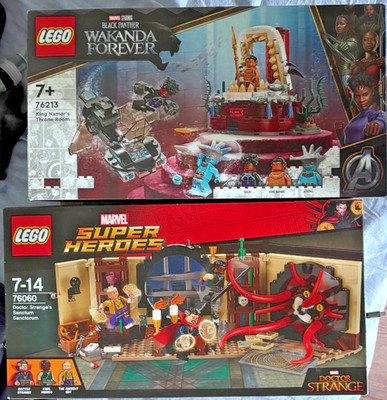 Lego Marvel Super Heroes 76060 Dr Strange´s Sanctum Santorum & 76213 King Namors