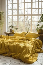 Mustard duvet cover