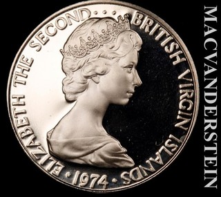 British Virgin Islands: 1974 Ten Cents Choice Gem Proof No Reserve #K9483