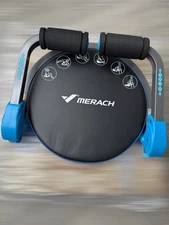 MERACH Ab Machine Stomach Workout 3 Adjustable Resistance and Auto Rebound 330LB