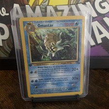 Pokémon TCG Fossil 1st Edition Omastar 40/62 Rare Regular Stage 2 70 HP on eBay