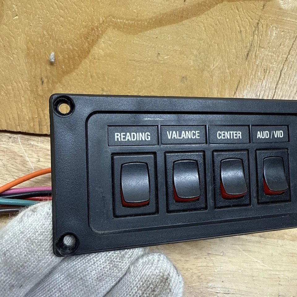 1995 Ford Econoline Van E150 E250 E350 electrical Light Control Switch Panel - Imagem 3 de 4