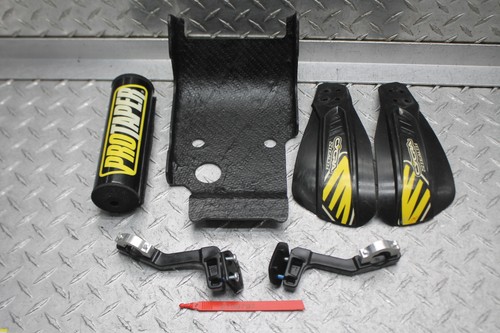 2014 KAWASAKI KLX110 CARBIN FIBER LOWER BOTTOM SKID W/ HAND GAURDS