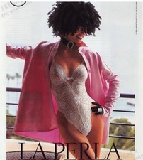La Perla documented Vintage Elegant White Bridal Lace Bodysuit