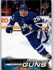 2022-23 Upper Deck Nicholas Abruzzese Young Guns Rookie #234 RC Maple Leafs
