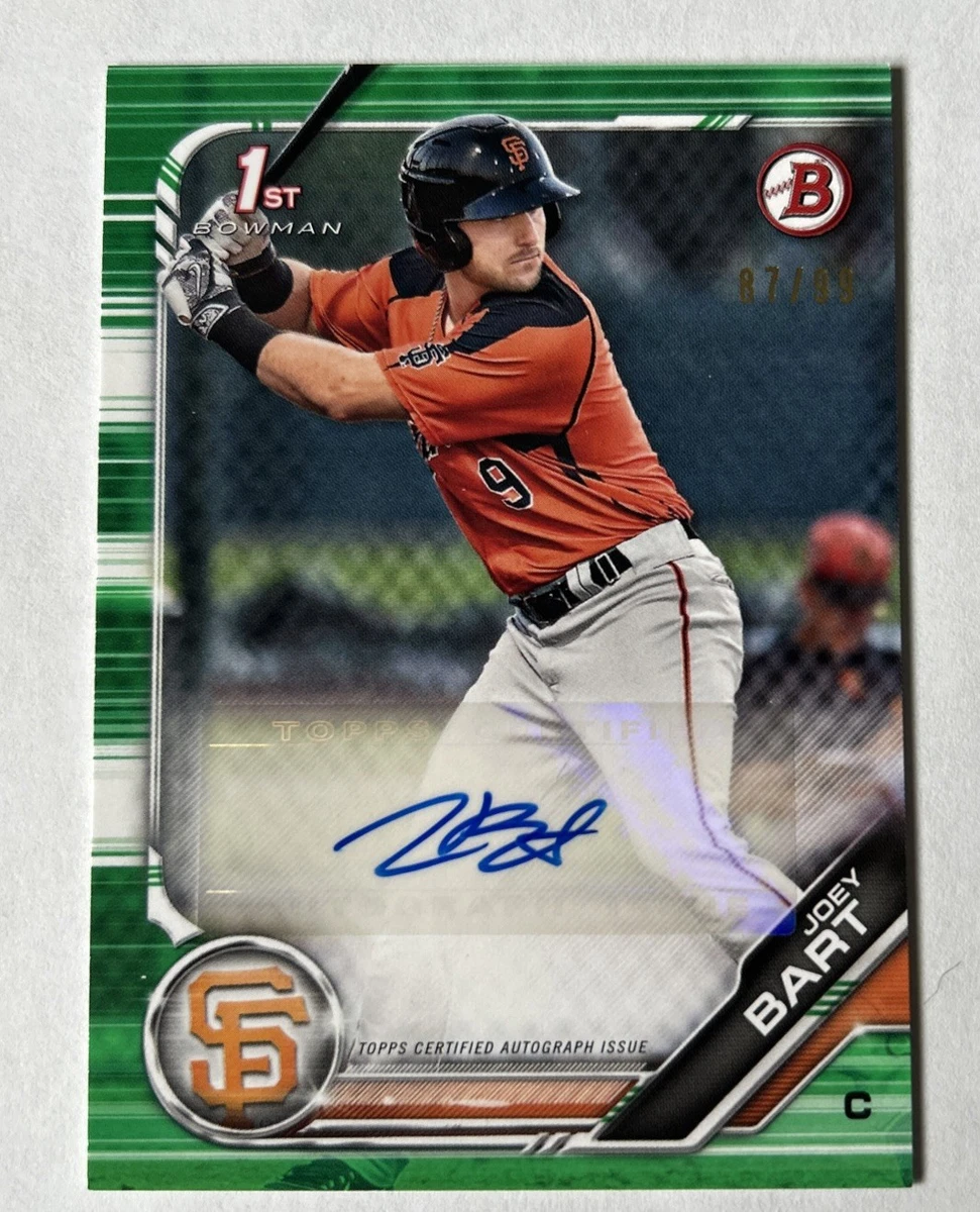 2019 Bowman - Joey Bart #PA-JB for sale | eBay