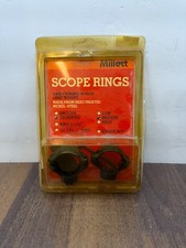 Vintage Millett 1 Inch Engraved Medium Scope Rings
