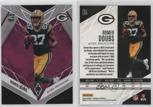 2022 Panini Phoenix Rookies Pink /199 Romeo Doubs #135 Rookie RC