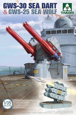 TAKOM-2138 Takom 1/35 GWS-30 Sea Dart & GWS-25 Sea Wolf