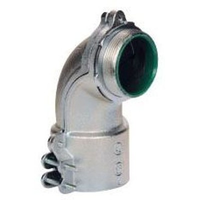 Steel Electric C35T, 1/2In Mi 90 Ins Cable Connector - Squeeze Type, 1 PC