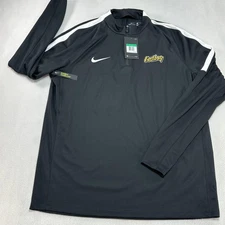 Nike Dri-FIT Pullover Mens XL Black Quarter Zip Soccer Training Eastbay Athletic