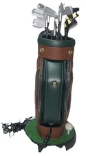 Vintage Golf Bag Landline Phone Great Shape Has All Clubs & Wires Works Fairway