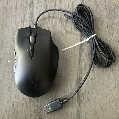 Razer Naga Trinity Wired Gaming Mouse 6 Buttons Black RZ01-0241