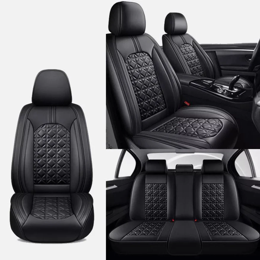 For Chevrolet Malibu Car Seat Cover Full Set Premium Leather 5-Seats Cushion Foto 2 de 4