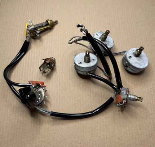 Vintage 1969-1970 Gibson ES-345 Potentiometers, Switch, Varitone, Jack