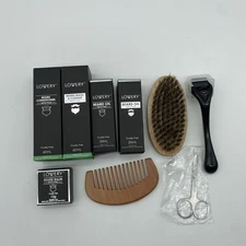 Lovery Men's Beard Grooming & Growth Kit Beard Trimming Set